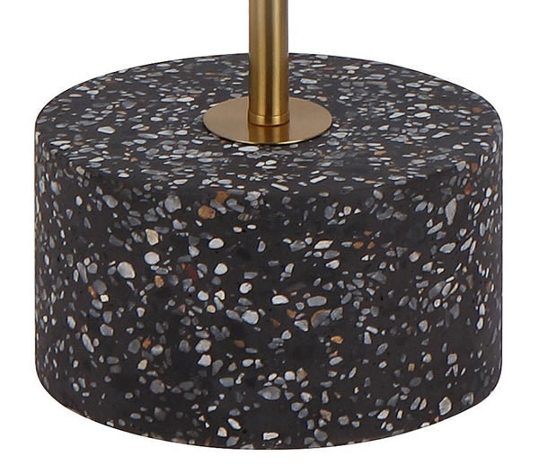 Telbix Domez Floor Lamp Black Terrazzo