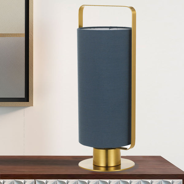 Telbix Orwel Table Lamp Blue Antique Gold
