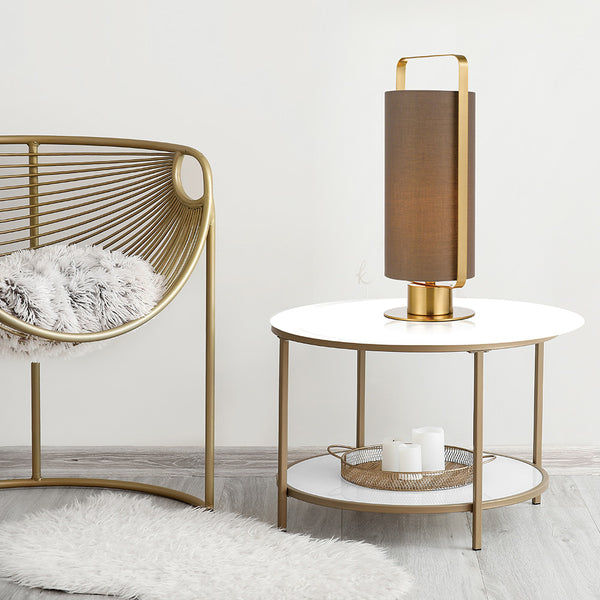 Telbix Orwel Table Lamp Mocha Antique Gold