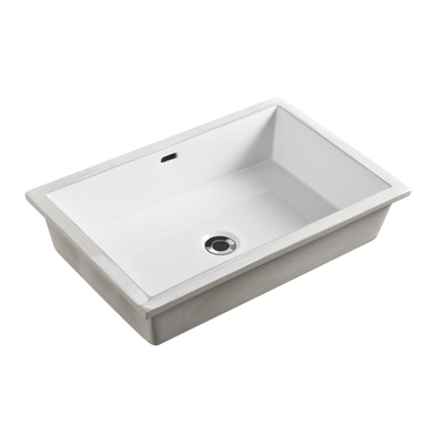 Oliveri Oslo Undermount Rectangle Basin White