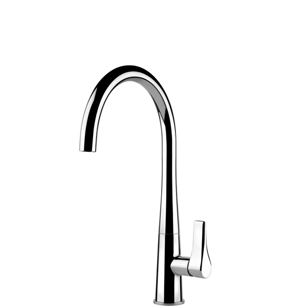 Gessi Proton Goose Neck Swivel Mixer Chrome
