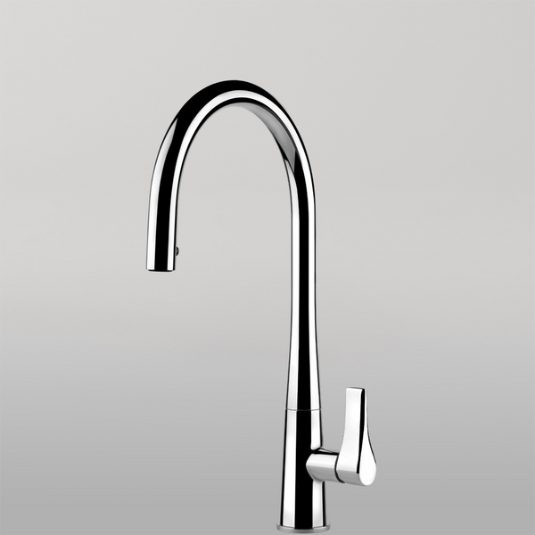 Gessi Proton Goose Neck Pull Out Mixer Chrome