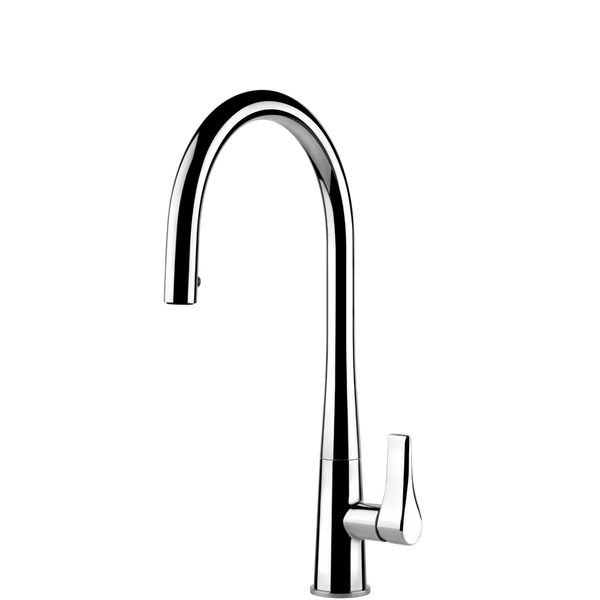 Gessi Proton Goose Neck Pull Out Mixer Chrome