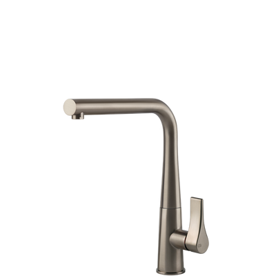 Gessi Proton Right Angle Swivel Mixer Brushed Nickel