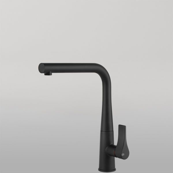 Gessi Proton Right Angle Swivel Mixer Matte Black