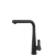 Gessi Proton Right Angle Swivel Mixer Matte Black