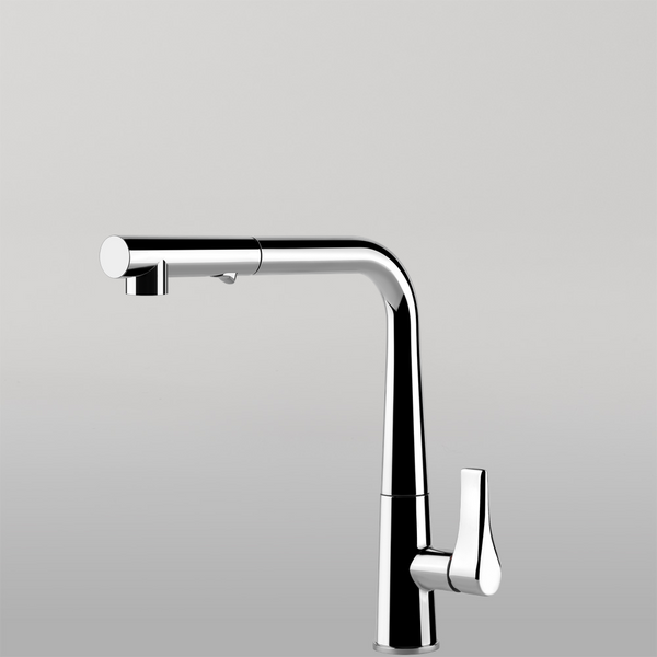 Gessi Proton Right Angle Pull Out Spray Mixer Chrome