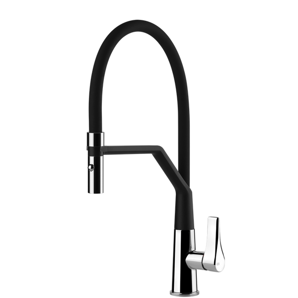 Gessi Proton Goose Neck Semi-Professional Spray Mixer Chrome
