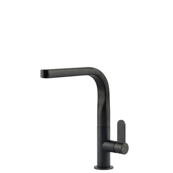 Gessi Helium Right Angle Square Swivel Mixer Onyx