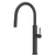 Gessi 316 Smooth Goose Neck Pull Out Spray Mixer Matte Black