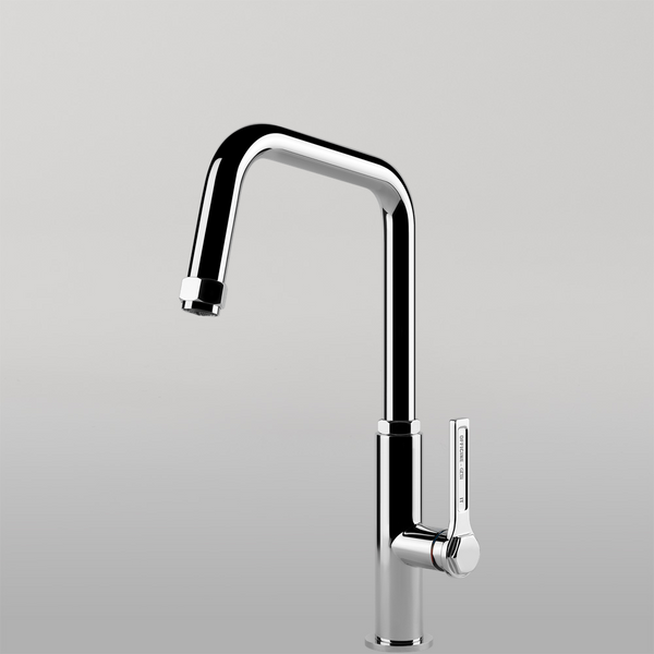 Gessi Officine Square Goose Neck Swivel Mixer Chrome