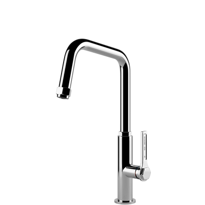 Gessi Officine Square Goose Neck Swivel Mixer Chrome