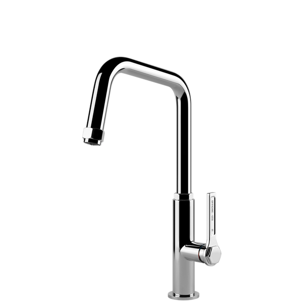 Gessi Officine Square Goose Neck Swivel Mixer Chrome