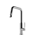 Gessi Officine Square Goose Neck Pull Out Mixer Chrome