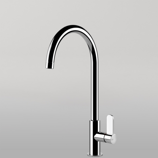 Gessi Helium Goose Neck Swivel Mixer Chrome