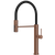 Gessi 316 Meccanica Goose Neck Semi-Professional Spray Mixer Brushed Copper