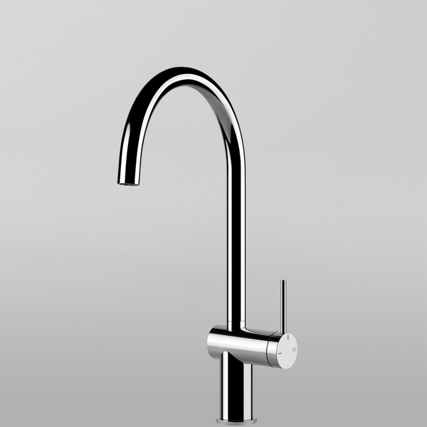 Gessi Inedito Goose Neck Swivel Mixer Chrome