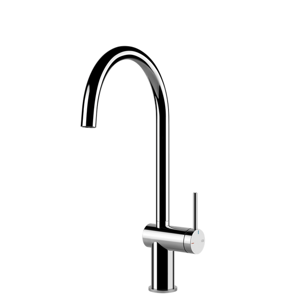 Gessi Inedito Goose Neck Swivel Mixer Chrome
