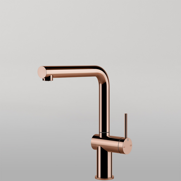 Gessi Inedito Right Angle Swivel Mixer Bright Copper