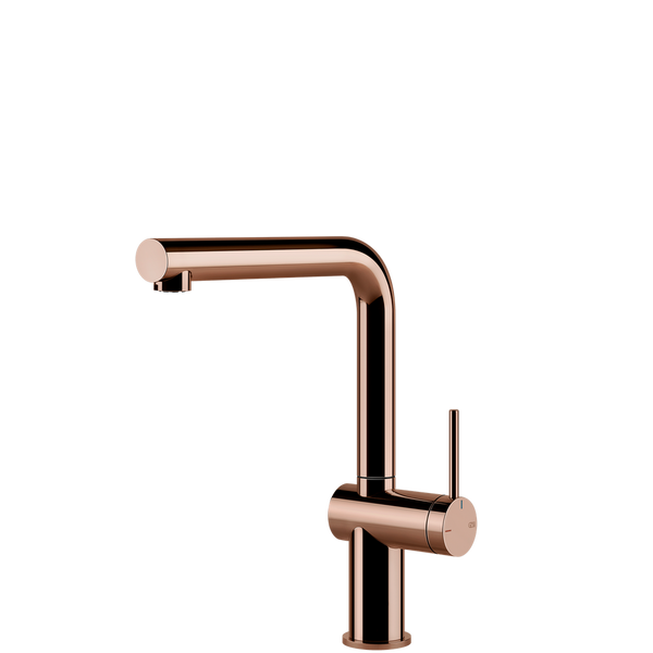 Gessi Inedito Right Angle Swivel Mixer Bright Copper