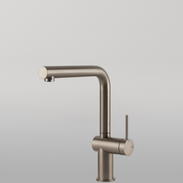 Gessi Inedito Right Angle Swivel Mixer Brushed Nickel