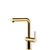Gessi Inedito Right Angle Swivel Mixer Bright Gold