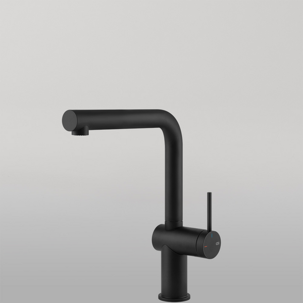 Gessi Inedito Right Angle Swivel Mixer Matte Black