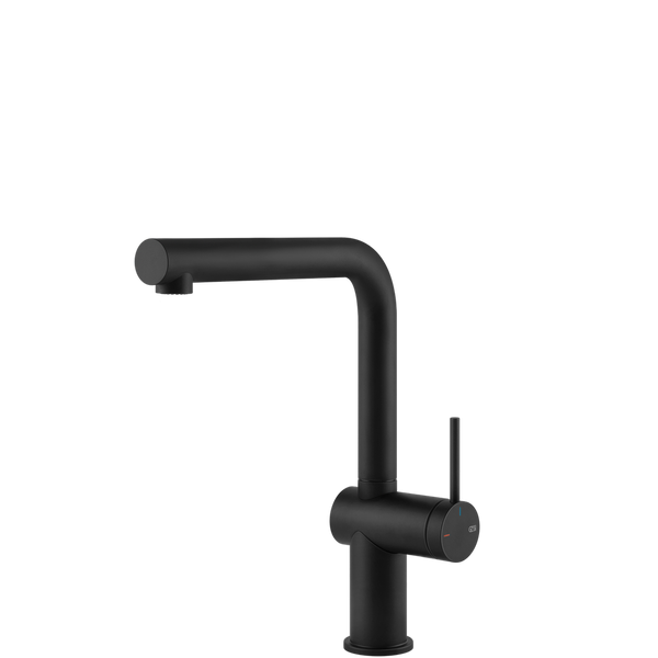 Gessi Inedito Right Angle Swivel Mixer Matte Black