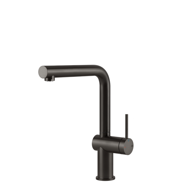 Gessi Inedito Right Angle Swivel Mixer Brushed Black