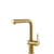 Gessi Inedito Right Angle Swivel Mixer Brushed Gold