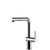 Gessi Inedito Right Angle Pull Out Mixer Chrome