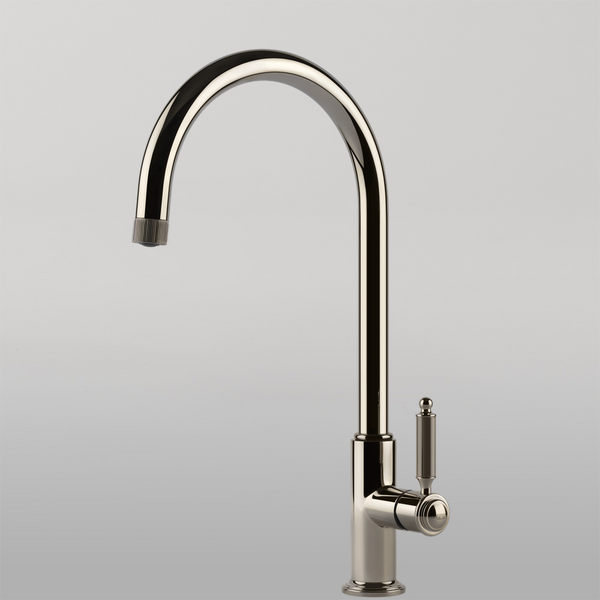 Gessi Venti20 Goose Neck Swivel Mixer Nickel