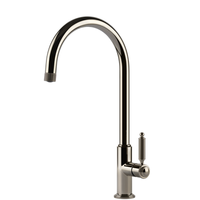Gessi Venti20 Goose Neck Swivel Mixer Nickel