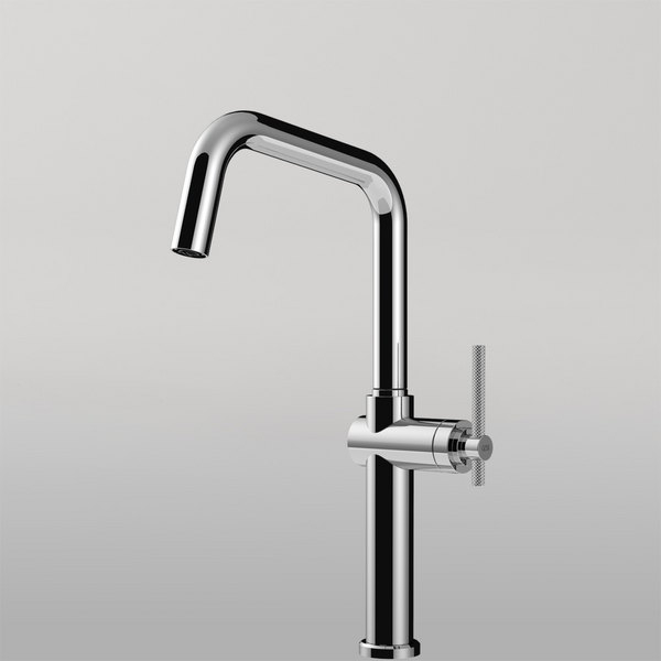 Gessi Habito Square Goose Neck Swivel Mixer Chrome