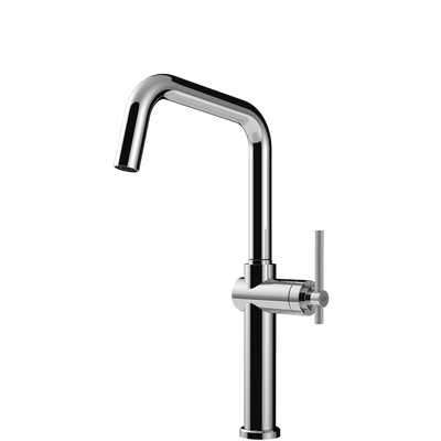 Gessi Habito Square Goose Neck Swivel Mixer Chrome