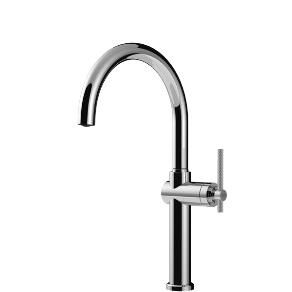 Gessi Habito Goose Neck Swivel Mixer Chrome
