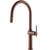Gessi Habito Goose Neck Pull Out Mixer Brushed Copper