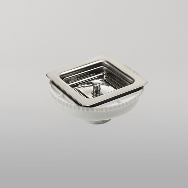 Oliveri Square Basket Waste Stainless Steel