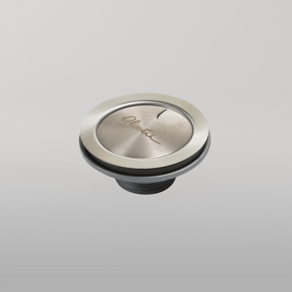 Oliveri Covered Basket Waste Stainless Steel