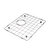 Oliveri Spectra Bowl Protector Gunmetal