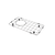 Oliveri Spectra 1/2 Bowl Protector Natural Steel