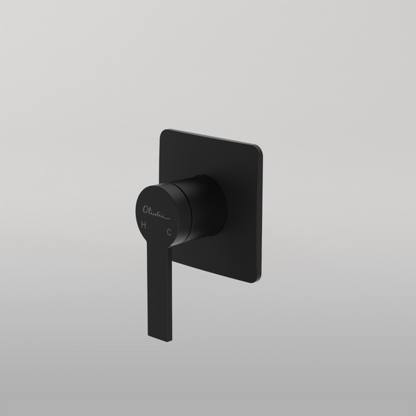 Oliveri Barcelona Wall Mixer Matte Black