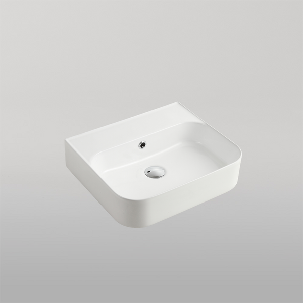 Oliveri Dublin Wall Hung Basin With No Tap Hole White