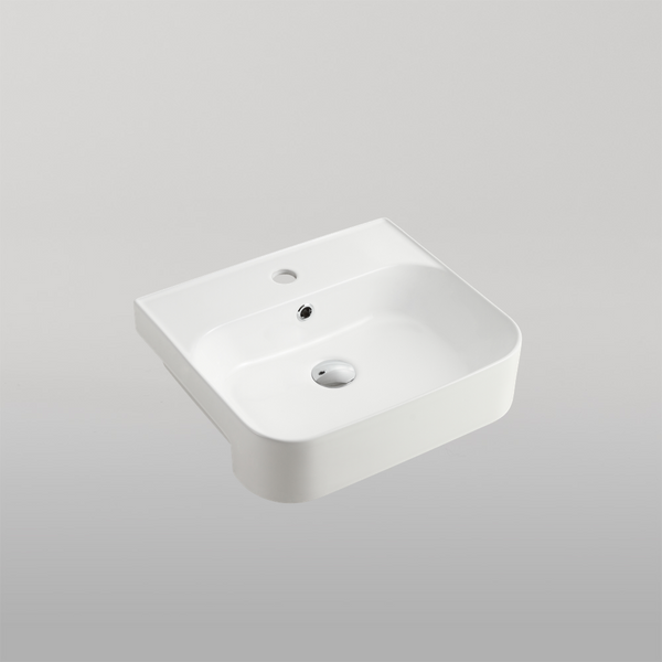 Oliveri Dublin Semi-Recessed Basin White