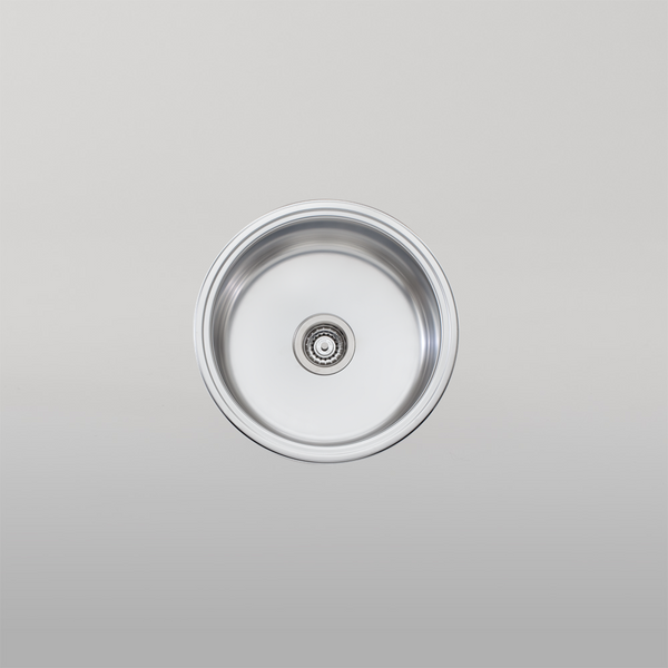 Oliveri Solitaire Round Bowl Sink Stainless Steel