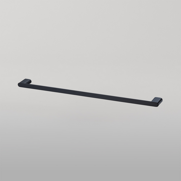 Oliveri Madrid Single Towel Rail 650mm Matte Black