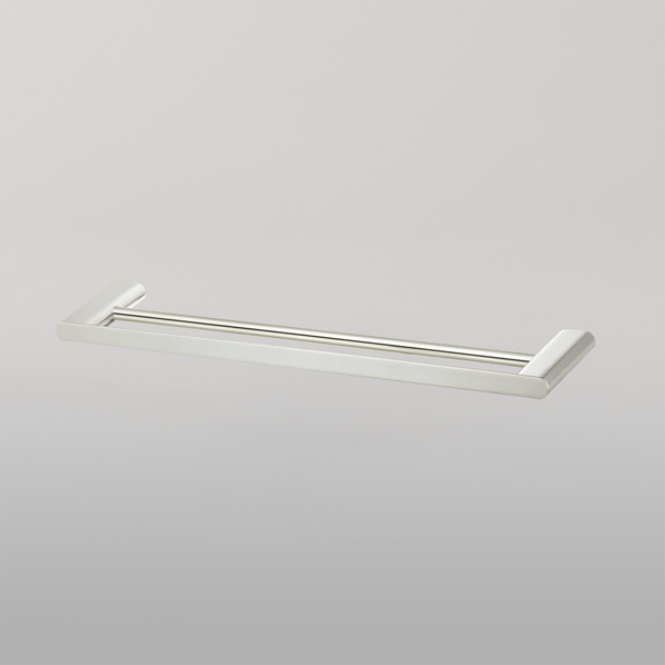 Oliveri Madrid Double Towel Rail 650mm Brushed Nickel