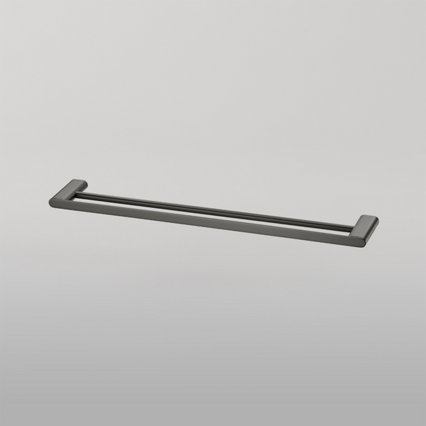 Oliveri Madrid Double Towel Rail 650mm Gunmetal