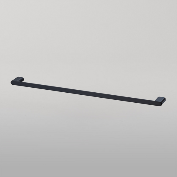 Oliveri Madrid Single Towel Rail 800mm Matte Black