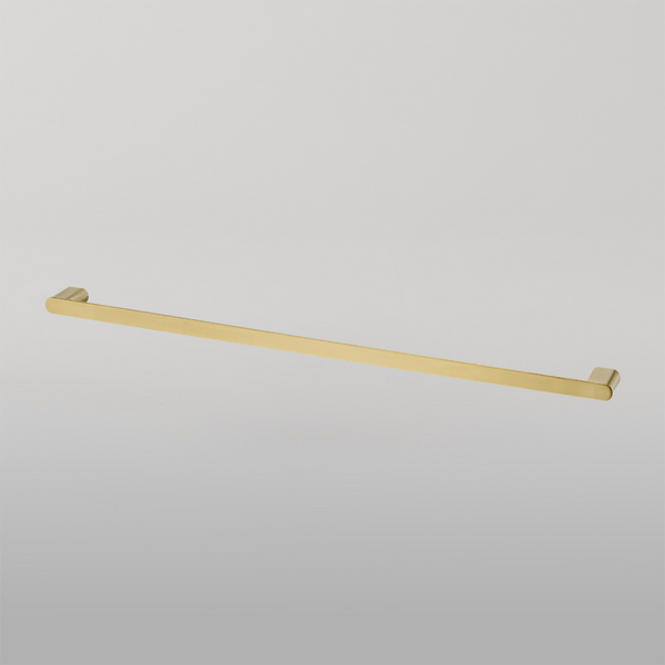 Oliveri Madrid Single Towel Rail 800mm Classic Gold